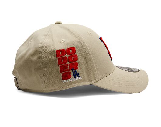 Kšiltovka New Era - MLB Side Patch 9FORTY - LA Dodgers - Stone