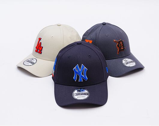 Kšiltovka New Era - MLB Side Patch 9FORTY - NY Yankees - Navy