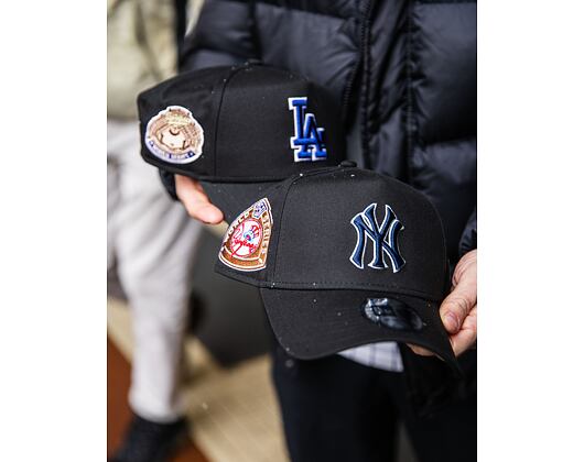 Kšiltovka New Era - MLB World Series Patch 9FORTY A-Frame - NY Yankees - Black / Navy