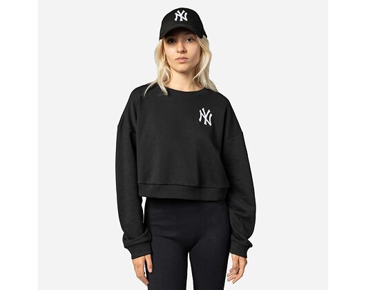 Dámská Mikina New Era - MLB Essential Crewneck - NY Yankees - Black / White