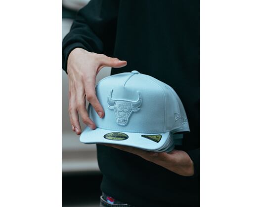 Kšiltovka New Era - NBA Color Pack 59FIFTY A-Frame - Chicago Bulls - Baby Blue