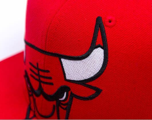 Kšiltovka Mitchell & Ness - Chicago Bulls - Big Time Snapback - Red