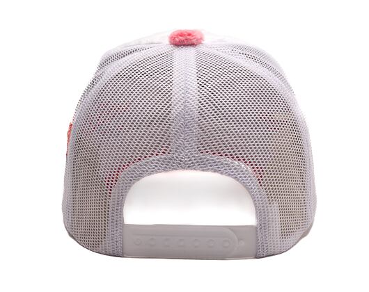 Kšiltovka Reflection Luxury Fuzzy Trucker - White / Candy Pink