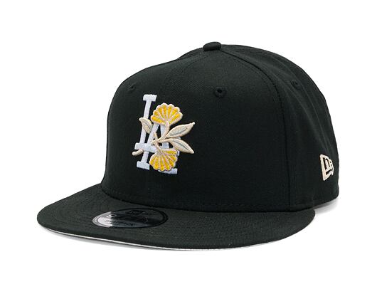 Kšiltovka New Era - MLB Floral 9FIFTY - LA Dodgers - Black / White