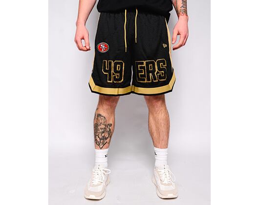 Kraťasy New Era - NFL Graphic Shorts - San Francisco 49ers - Black