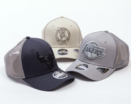 Kšiltovka New Era - NBA Tonal 9SEVENTY Stretch-Snap - LA Lakers - Grey