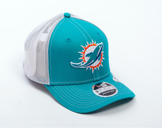 Kšiltovka New Era - NFL Contrast Stitch 9SEVENTY Stretch-Snap - Miami Dolphins - Teal