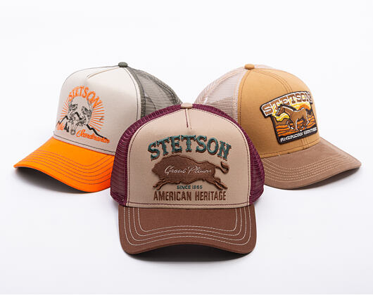 Kšiltovka Stetson - Trucker Cap Great Plains - 68