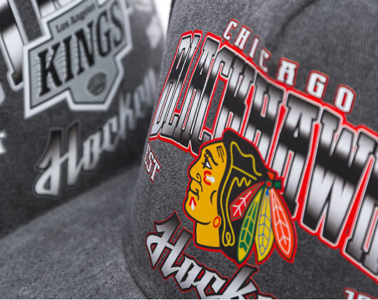 Kšiltovka New Era -  9FIFTY A-Frame NHL Washed - Chicago Blackhawks - Black