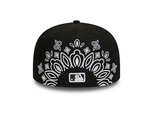 Kšiltovka New Era - MLB Paisley Bandana 59FIFTY - NY Yankees - Black