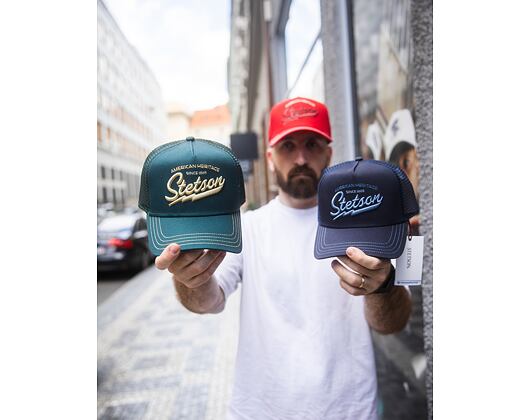 Kšiltovka Stetson - Trucker Cap American Heritage Classic - 82
