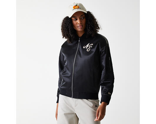 Dámská Bunda New Era - Satin Bomber - Black
