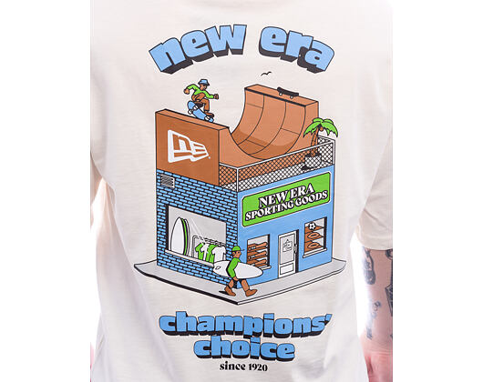 Triko New Era - Store Graphic Tee - Off White