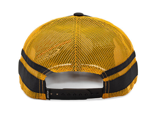 Kšiltovka Brixton - Ford Built Tough Mp Trucker Hat - Burnt Rubber/Empire Yellow