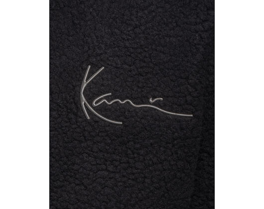 Mikina Karl Kani - Metal Signature Teddy Polo Black