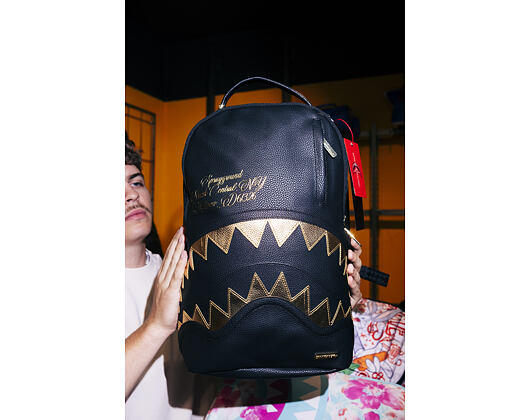 Sprayground - Shark Central Gold Dlxsv Backpack 