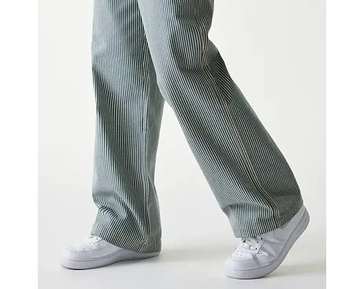 Kalhoty New Era - Branded Pinstripe Pants - Rich Denim