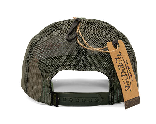 Kšiltovka Von Dutch - Trucker - Classic Logo - Black/Green