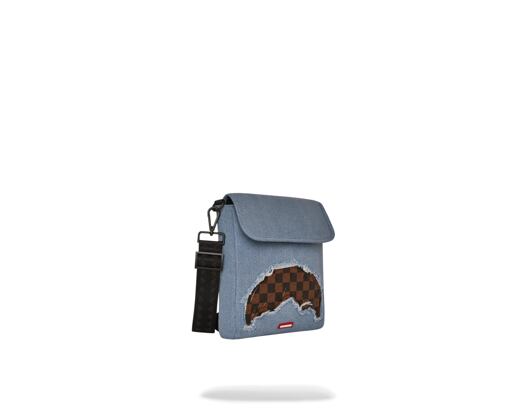 Sprayground - Denim Shark Messenger Sling 