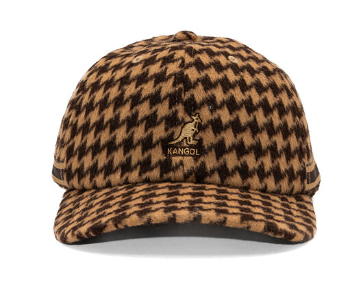 Kangol - Block Zig Baseball Cap - Brown