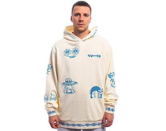 Mikina Rip N Dip - Blonded Hoodie - Off White