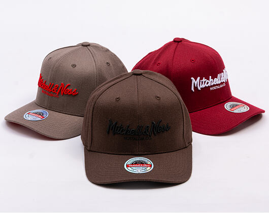 Kšiltovka Mitchell & Ness - Pinscript Classic Red - Own Brand - Brown/Black