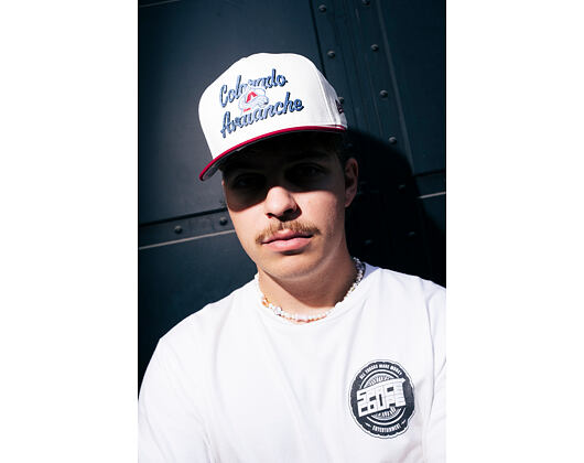 New Era - NHL Chainstitch 9FIFTY A-Frame - Colorado Avalanche - Chrome White