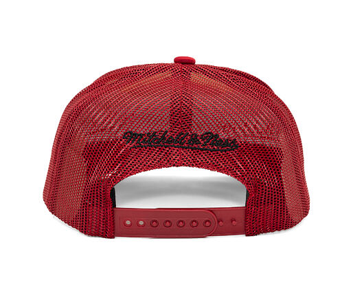 Kšiltovka Mitchell & Ness - NBA Vintage Block Trucker - Miami Heat - Cream