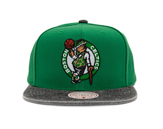 Kšiltovka Mitchell & Ness - NBA Denim Patchwork - Boston Celtics - Green