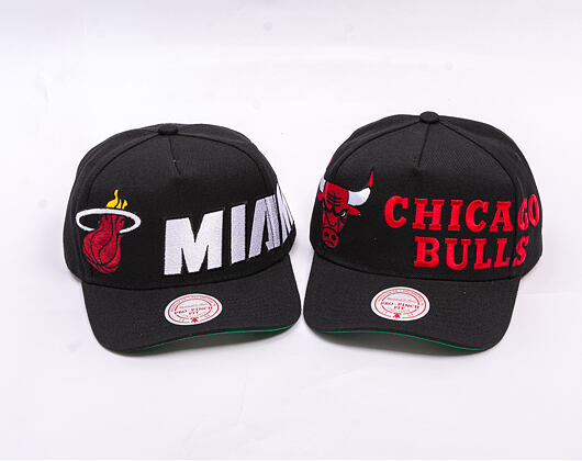 Kšiltovka Mitchell & Ness - NBA Busted Pro - Chicago Bulls - Black