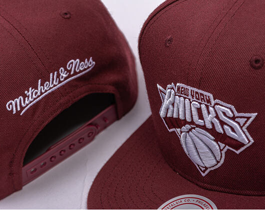 Cap Mitchell & Ness - NBA Fashion Basic Snapback - New York Knicks - Dark Purple