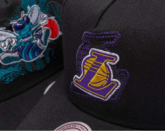 Cap Mitchell & Ness - NBA Tilted Pro Snapback - Los Angeles Lakers - Black