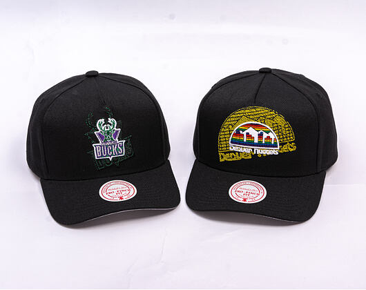 Cap Mitchell & Ness - NBA Tilted Pro Snapback Hwc - Denver Nuggets - Black