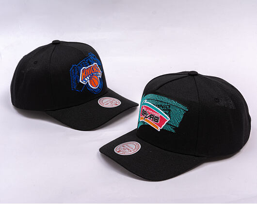 Cap Mitchell & Ness - NBA Tilted Pro Snapback Hwc - San Antonio Spurs - Black