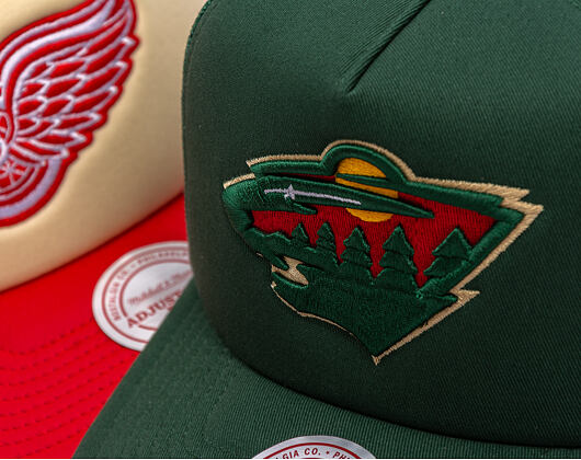 Kšiltovka Mitchell & Ness - NHL Evergreen Trucker Wild - Minnesota Wild - Green