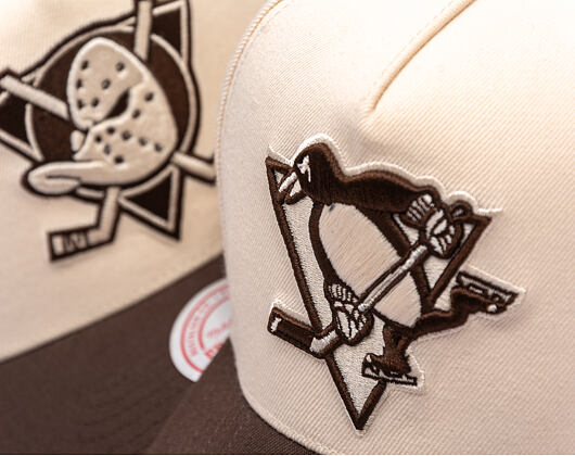 Kšiltovka Mitchell & Ness - NHL Fashion Basic 2T Pro - Pittsburgh Penguins - Cream