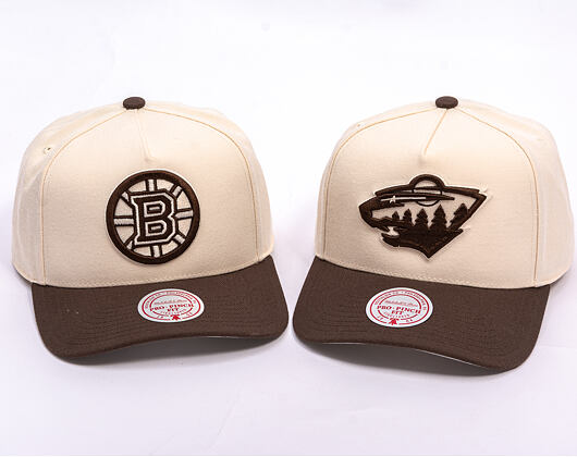 Kšiltovka Mitchell & Ness - NHL Fashion Basic 2T Pro Vntg - Minnesota Wild - Cream