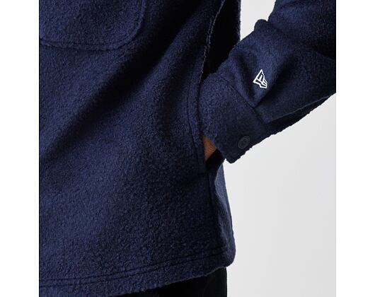 Jacket New Era - Branded Shacket - Navy