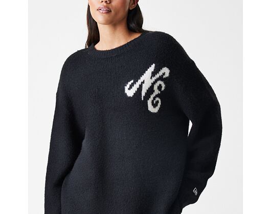 Sweater New Era - Branded Knit Sweater - Black