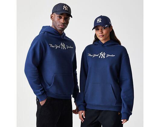 Sweatshirt New Era - MLB Graphic Oversized Hoody - NY Yankees - Navy
