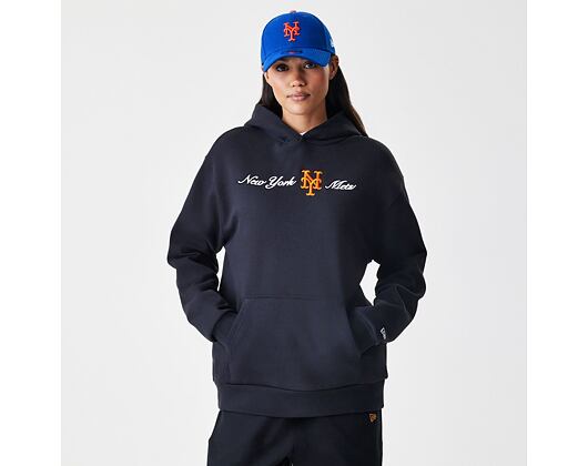Sweatshirt New Era - MLB Graphic Oversized Hoody - NY Mets - Black