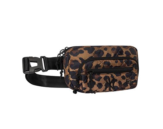 Crossbody New Era - MLB Leopard Quilted Waist Bag - NY Yankees - Brown / Black