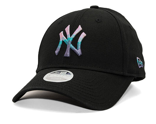 Womens Cap New Era - MLB Womens Metallic Logo 9FORTY - NY Yankees - Black / Ink Purple