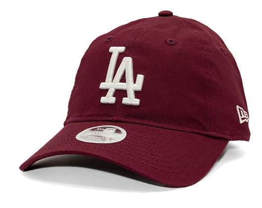 Womens Cap New Era - MLB Essential 9TWENTY - LA Dodgers - Burgundy / Cream