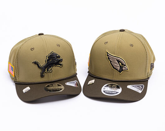 Cap New Era - NFL25 "Salute to Service" - 9SEVENTY Stretch-Snap - Detroit Lions 