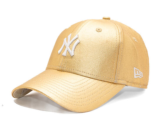 Womens Cap New Era - MLB Metallic 9FORTY - NY Yankees - Gold