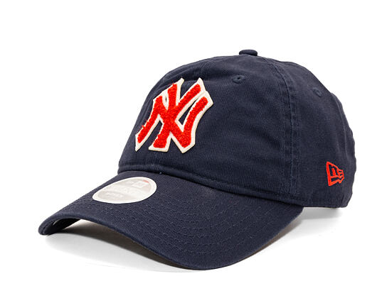 Womens Cap New Era - MLB Boucle 9TWENTY - NY Yankees - Navy / Orange