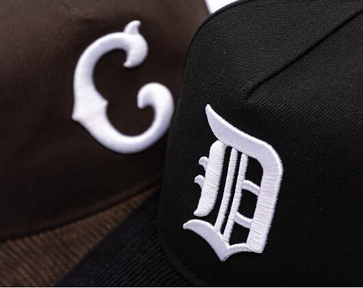 Cap New Era - MLB Cooperstown Cord 19TWENTY - Detroit Tigers - Black