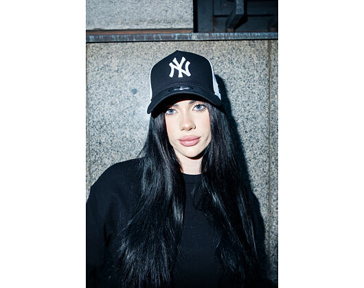 Cap New Era - MLB Clean Trucker 2 9FORTY Trucker - NY Yankees - Black / White