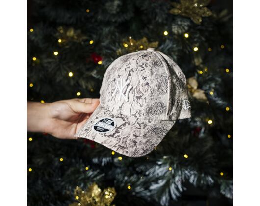 Womens Cap New Era - MLB Snake 9FORTY - NY Yankees - Gray / White